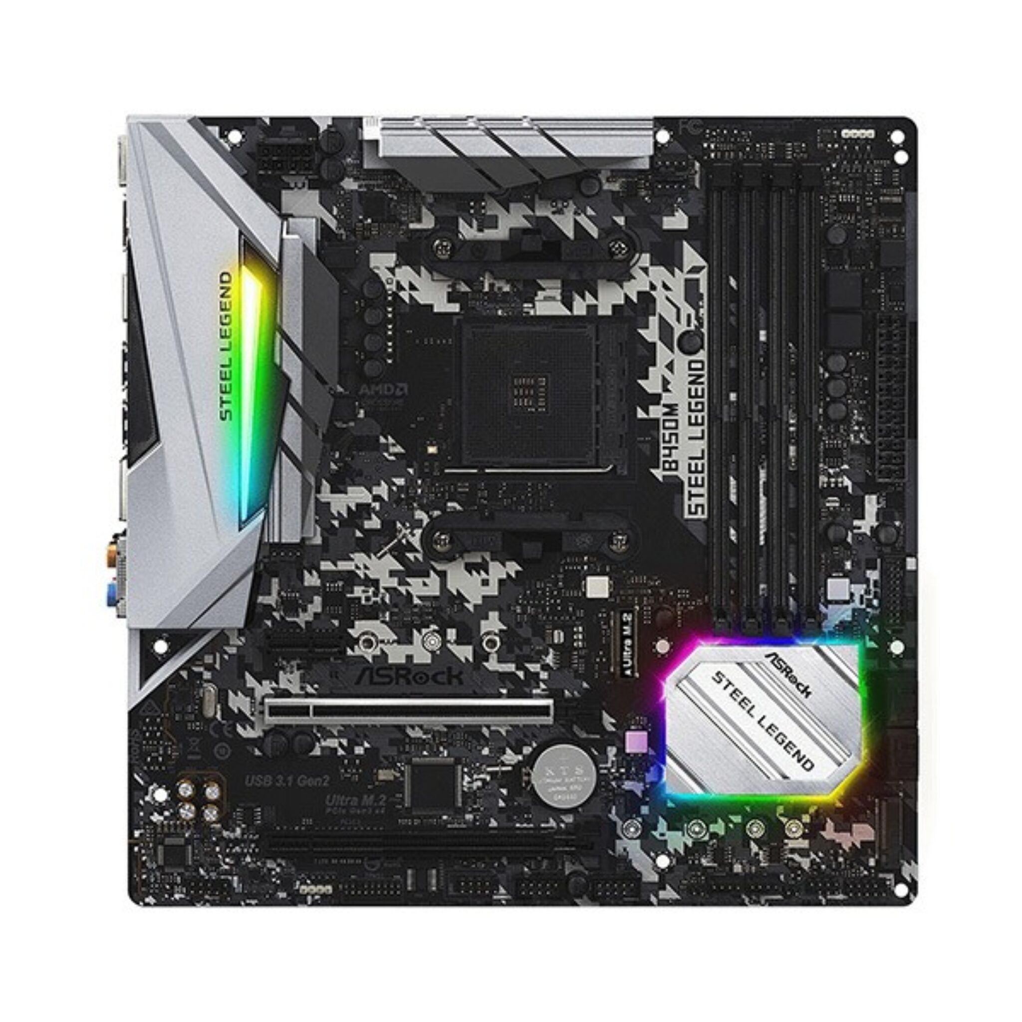 Asrock b450 steel legend настройка майнинга